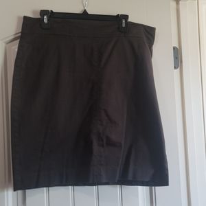 Dark brown skirt